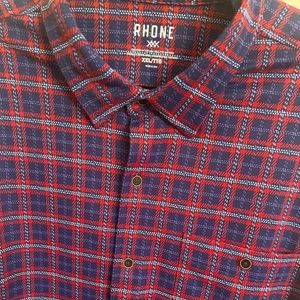 Rhone Plaid Button Down Shirt